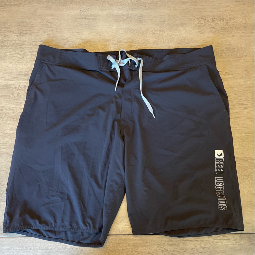 Reel Legends black Swim Shorts